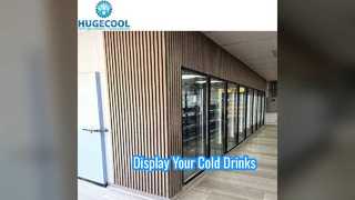 Supermarkt-Displaykühler für Bier und Getränke