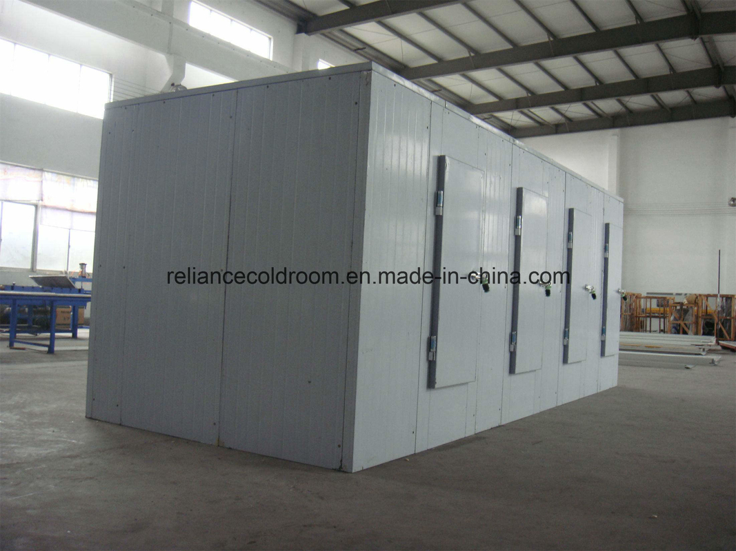 Stainless Steel Cold Room Sliding Door with Round Window and Gas R404A Refrigeration